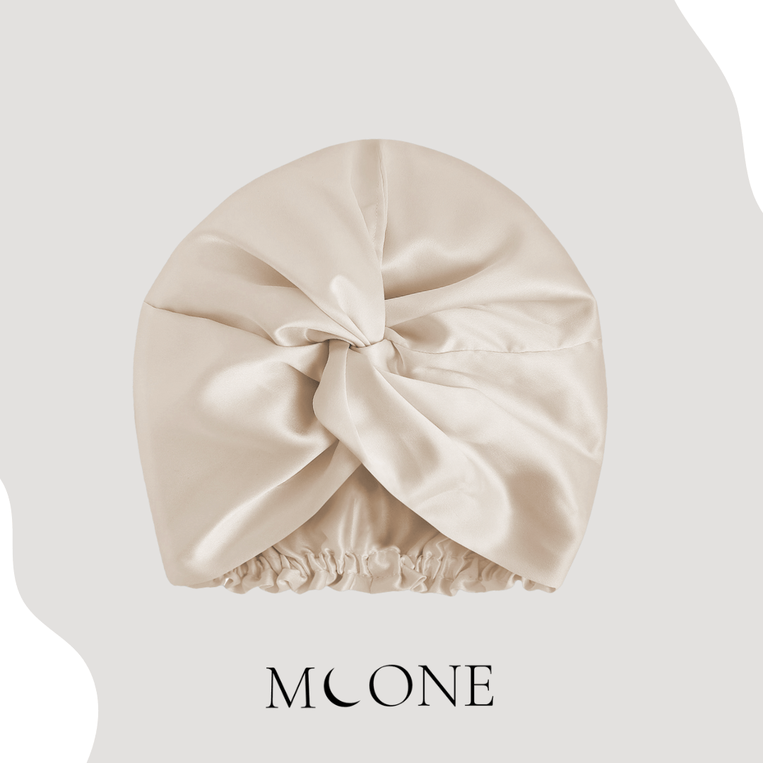 Bonnet de nuit en soie de mûrier