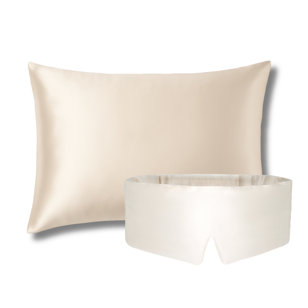 PACK SOMMEIL - 1 TAIE EN SOIE + 1 MASQUE DE NUIT