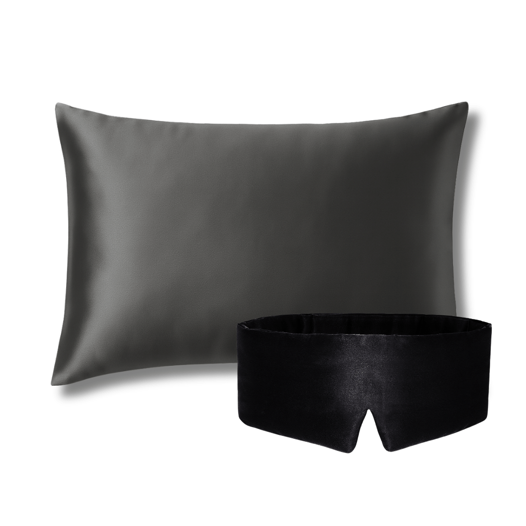 PACK SOMMEIL - 1 TAIE EN SOIE + 1 MASQUE DE NUIT
