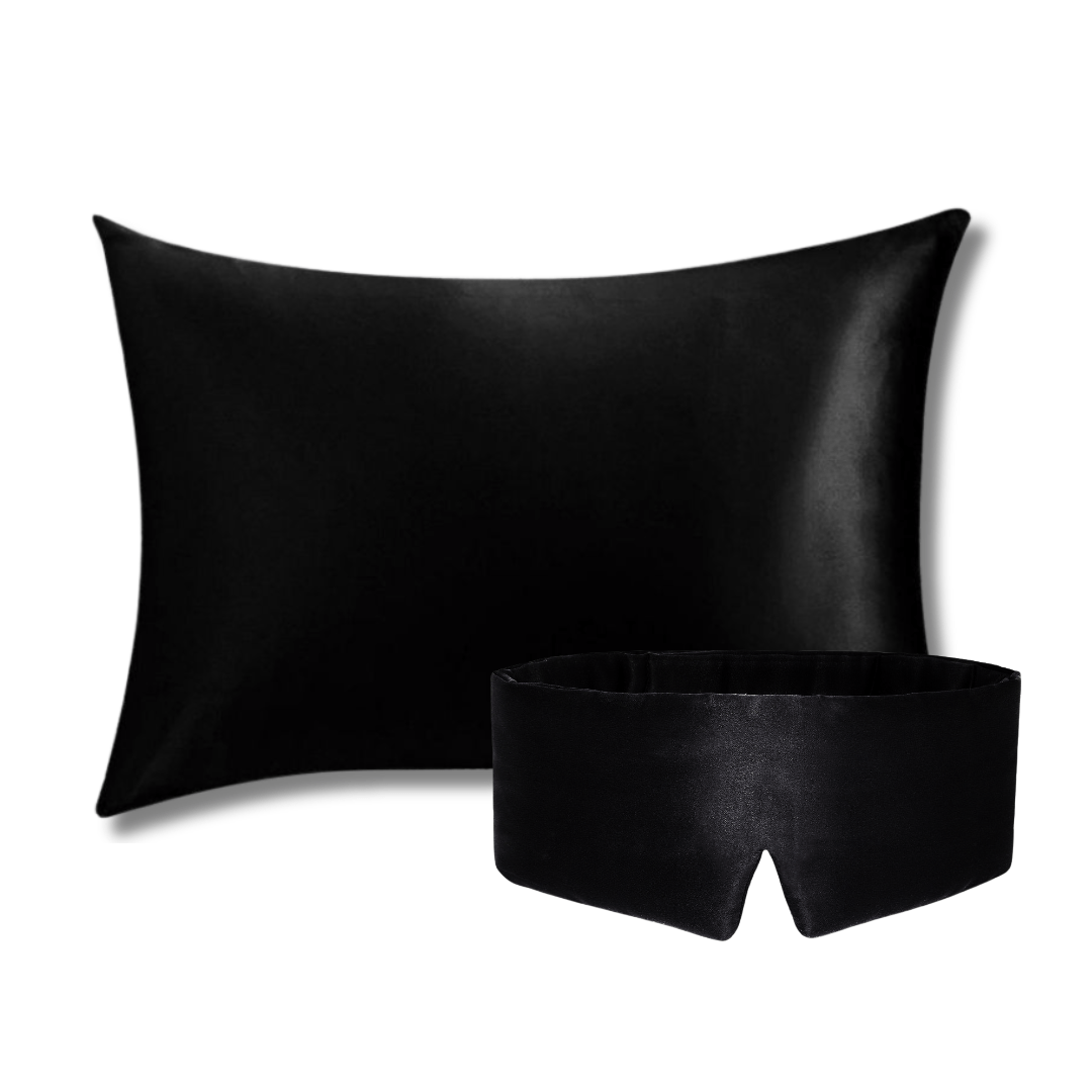 PACK SOMMEIL - 1 TAIE EN SOIE + 1 MASQUE DE NUIT