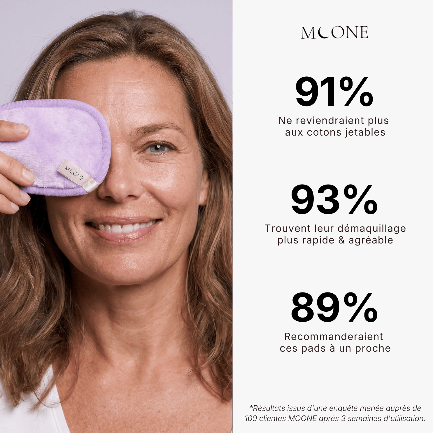 Pads démaquillants réutilisables
