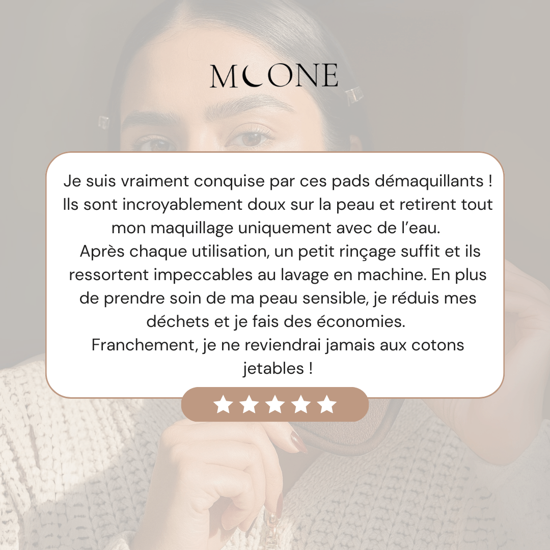 Pads démaquillants réutilisables