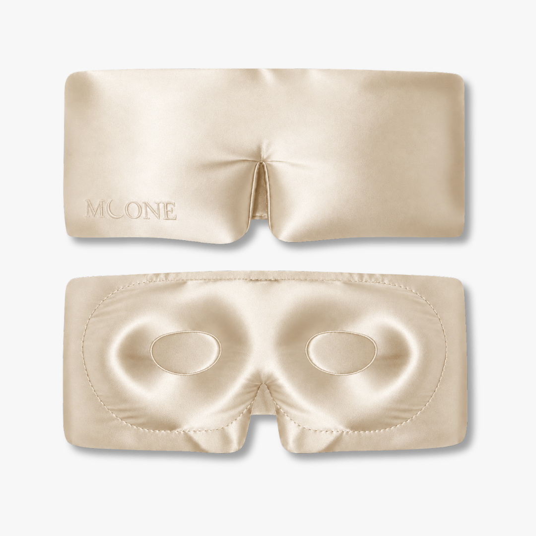 Masque de nuit en soie – protection des cils