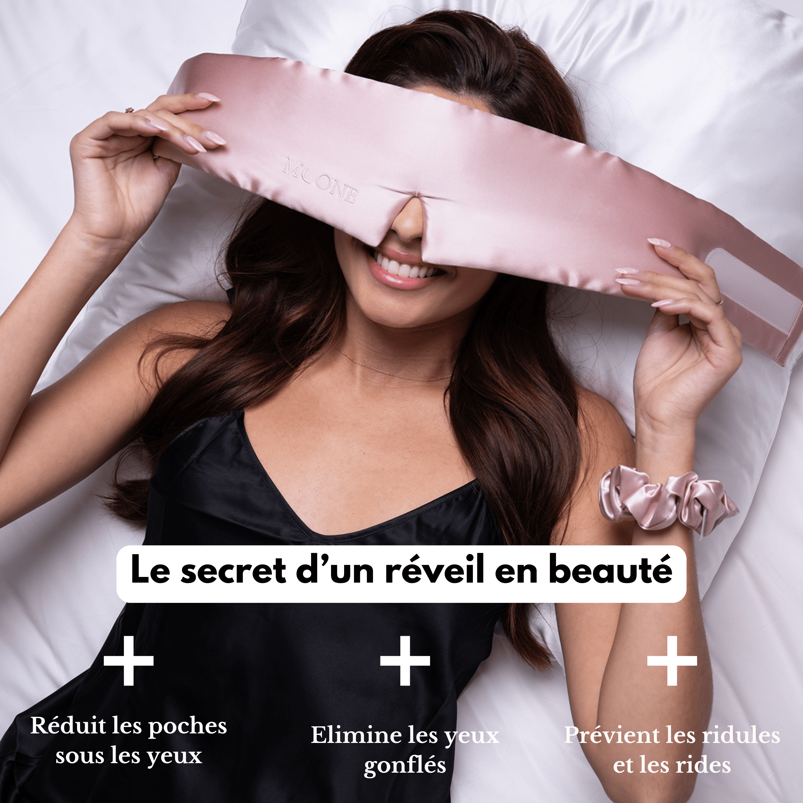 Masque de nuit en soie