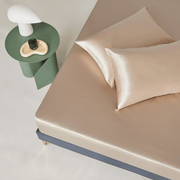 2 taies d'oreillers en soie (taille)