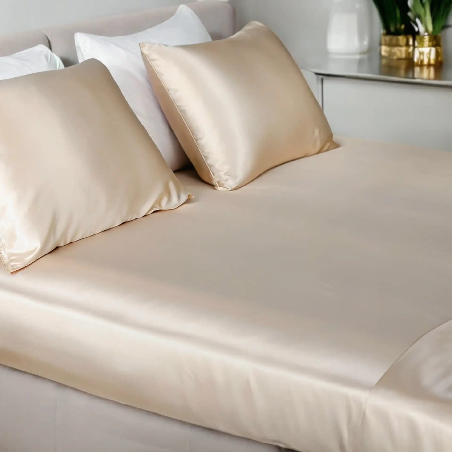 Drap-housse en soie