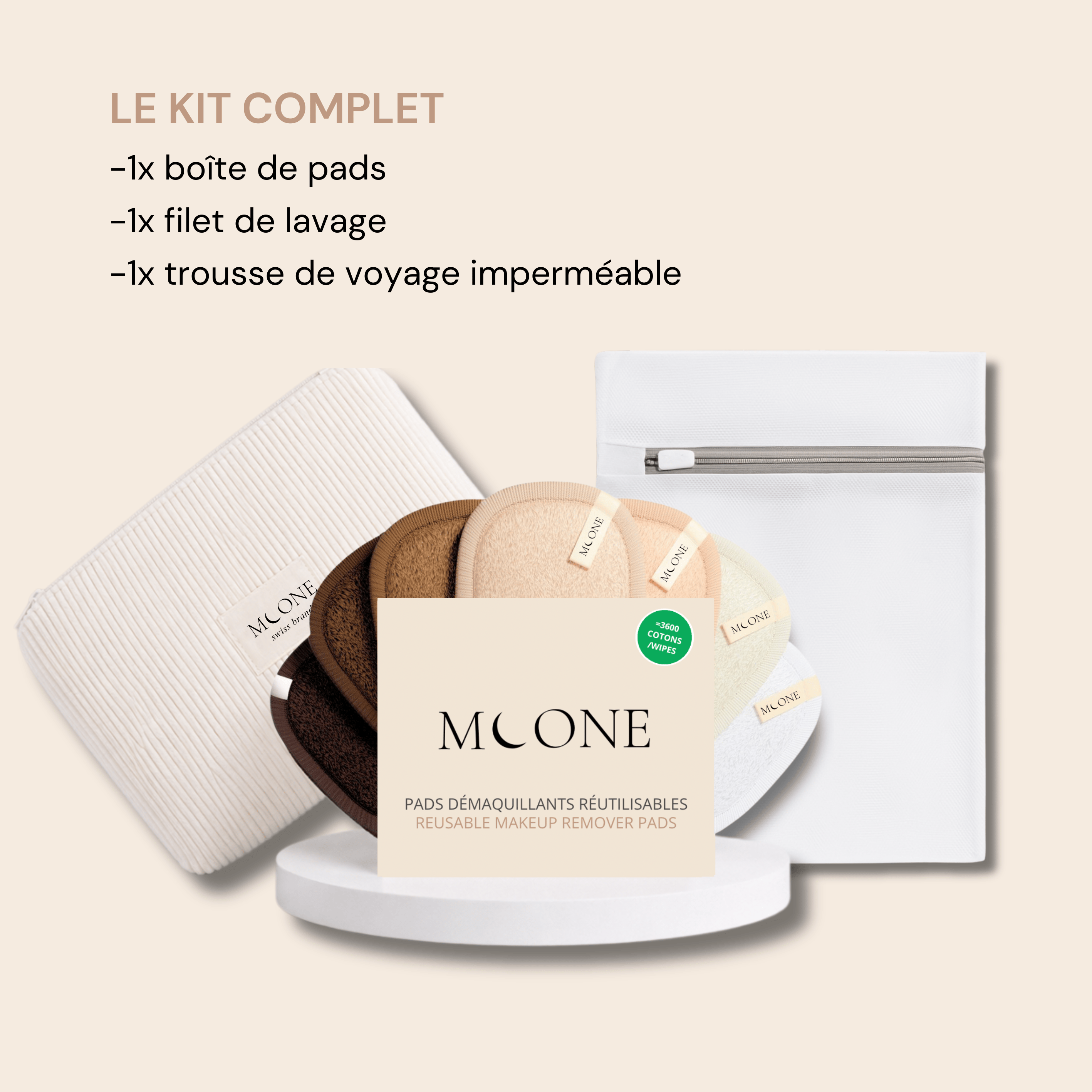 Pads démaquillants réutilisables