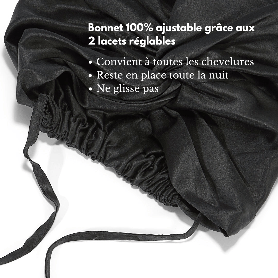 Bonnet de nuit en soie de mûrier