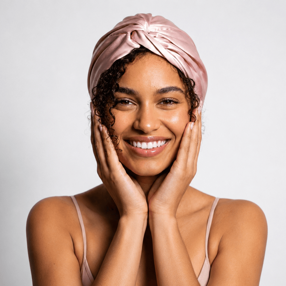 Bonnet de nuit 100% soie de mûrier